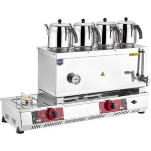 Remta 85 Model 4 Demlikli Doğalgazlı & Tüplü Çay Kazanı Ocağı 43 LT – N14